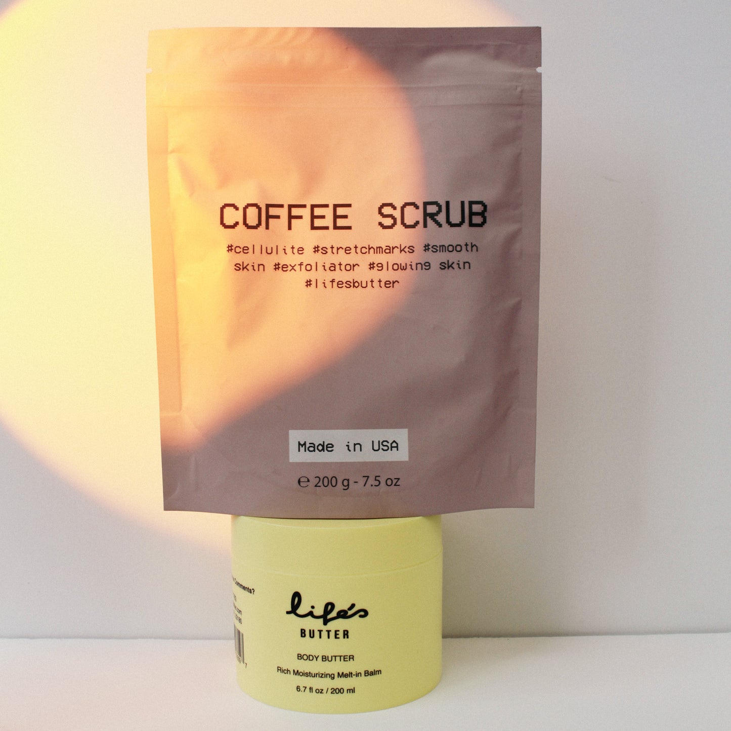 Life's Butter Coffee Scrub + Body Butter| The Shaving Duo