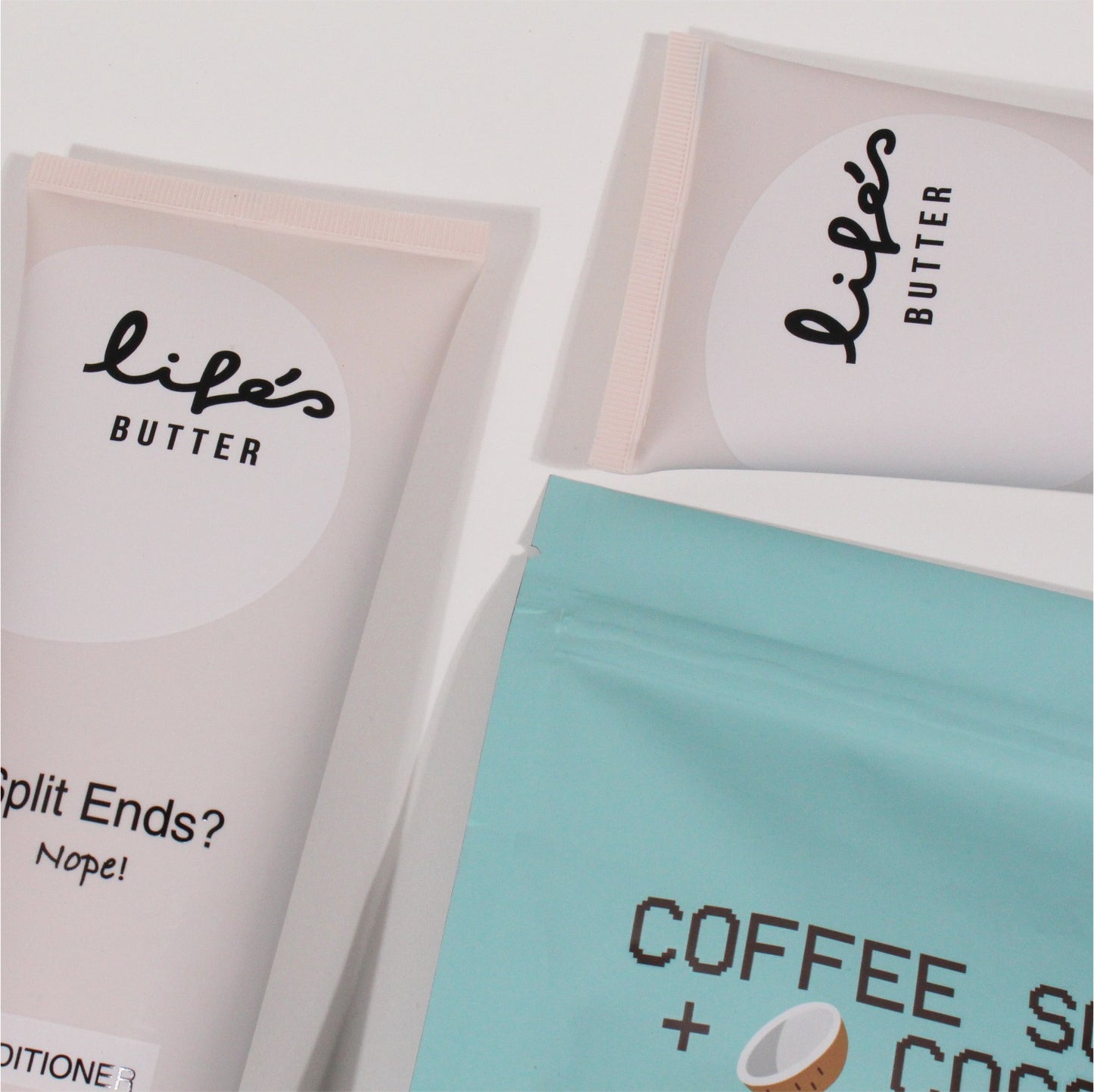 Shampoo + Conditioner + Scrub | The Bathroom Essentials Bundle Coffee Scrub Life's Butter 