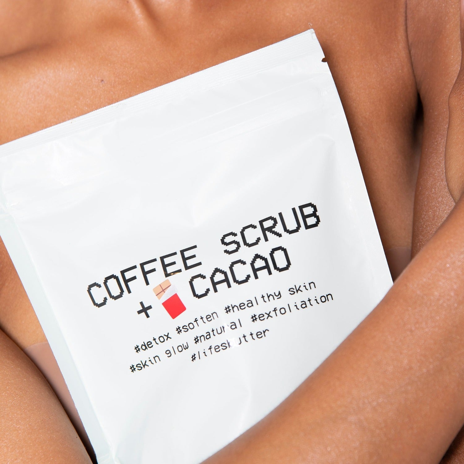 #Detox Coffee Scrub with Cacao Coffee Scrub Life's Butter