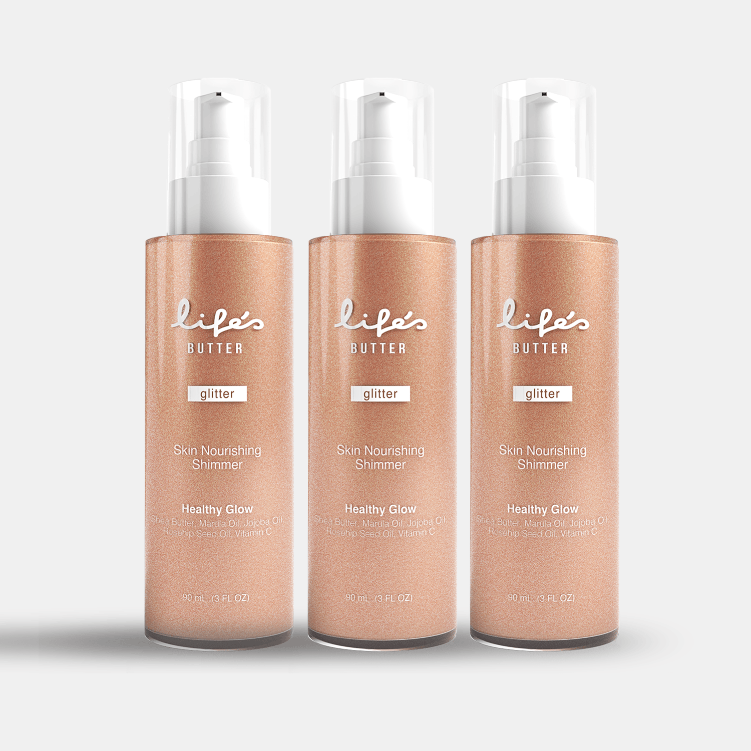 Healthy Glow - Body Shimmer Body Shimmer Life's Butter Triple Pack - 28 /ITEM (18% DISCOUNT)