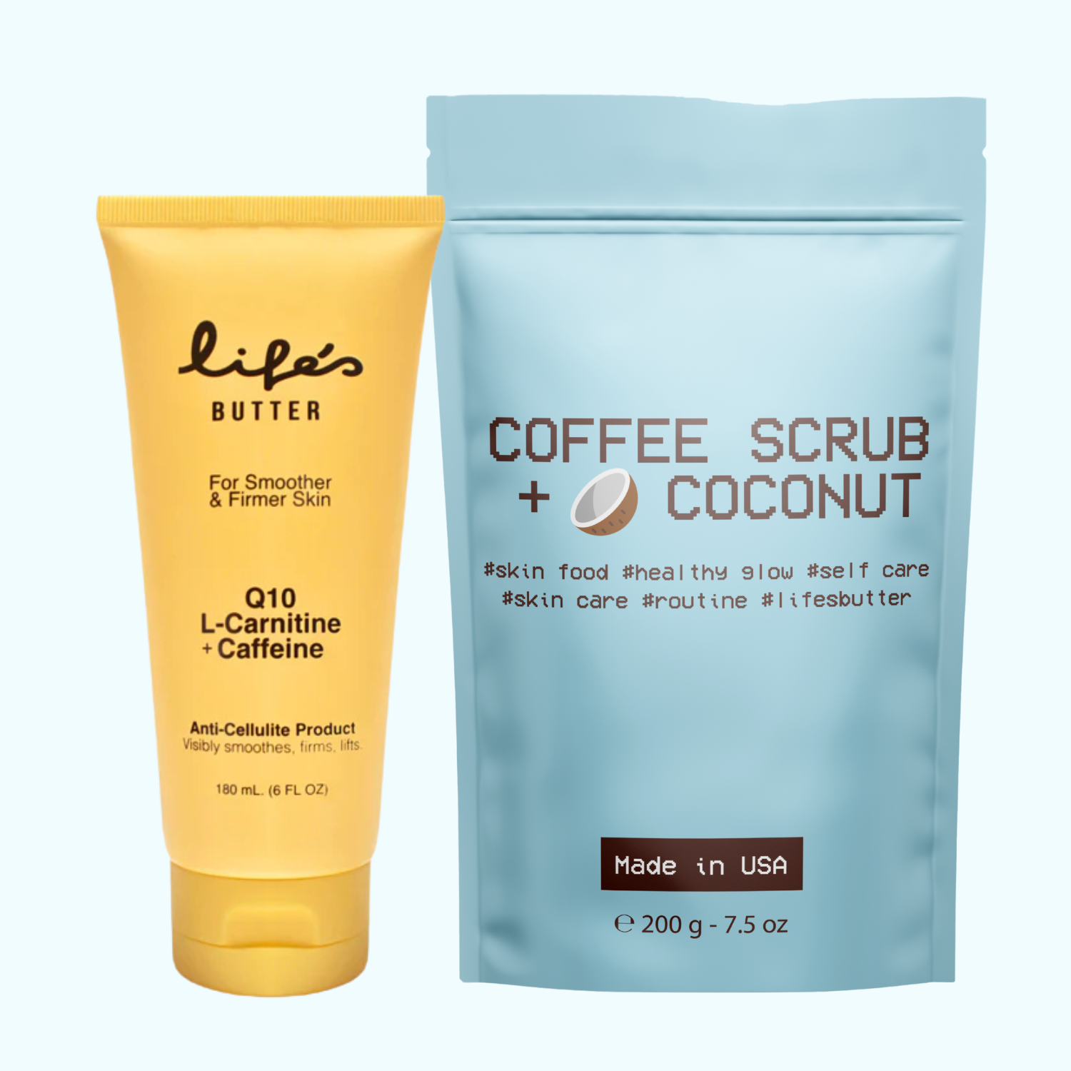 Anti-Cellulite Cream + Scrub | The Two-Step Skincare Routine