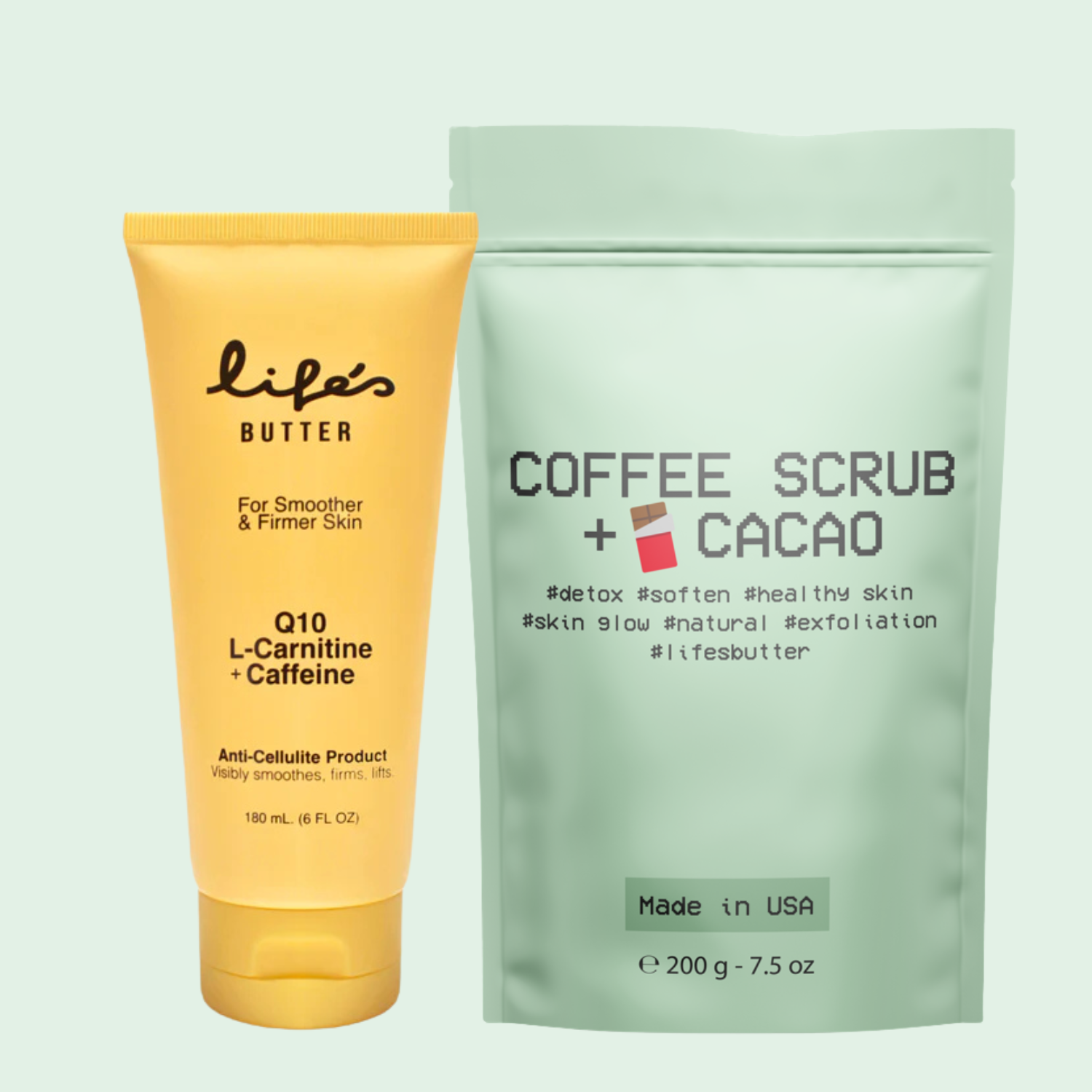 Anti-Cellulite Cream + Scrub | The Two-Step Skincare Routine