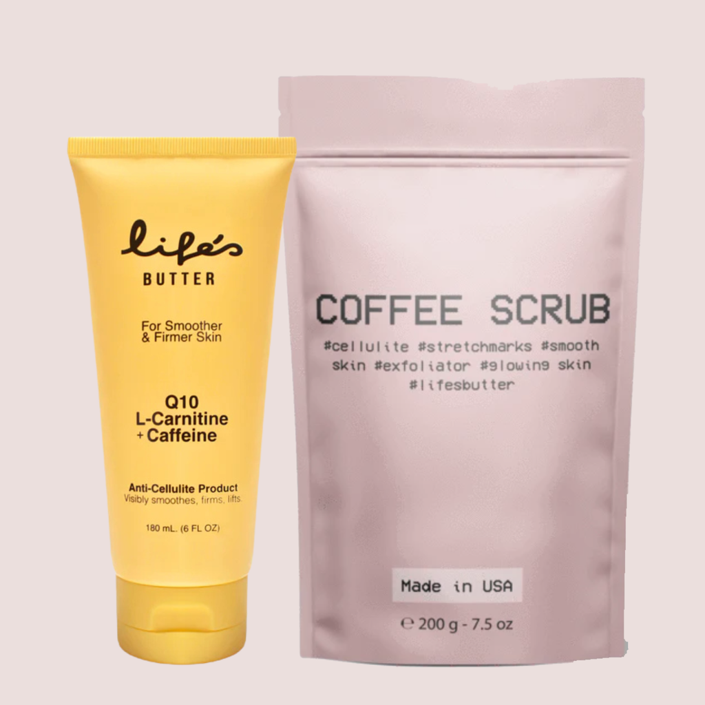 Anti-Cellulite Cream + Scrub | The Two-Step Skincare Routine