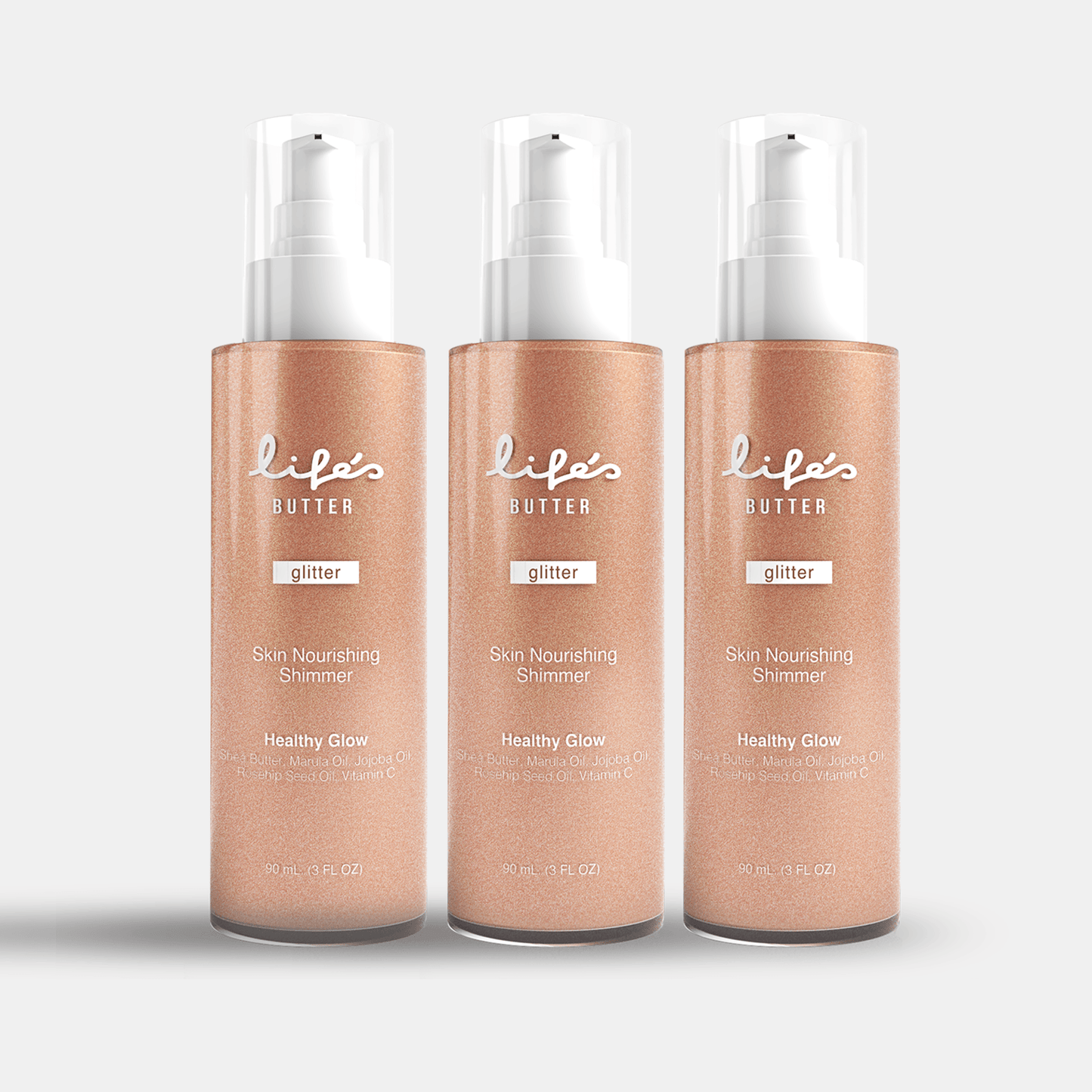 Healthy Glow - Body Shimmer Body Shimmer Life's Butter Triple Pack - 28 /ITEM (18% DISCOUNT) 